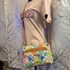 Rosetti Floral Crossbody Bag - Multicolor